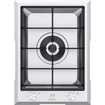 Barazza 1ptf1 Thalas Outdoor-Domino-Gaskochfeld 40 cm Edelstahl