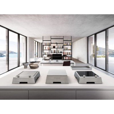 Barazza 1ptfid Thalas 40 cm stainless steel countertop induction hob