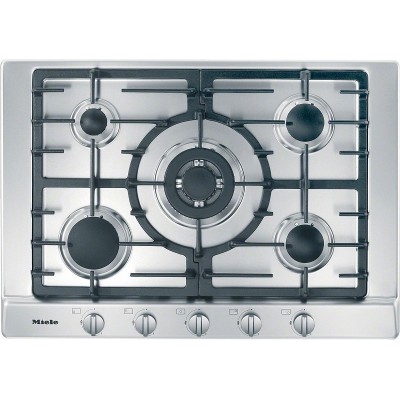 Miele km 2032 g piano cottura gas 75 cm acciaio inox