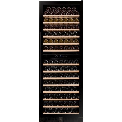 Dunavox dx-181.490dbk cantina vini h 183 cm vetro nero