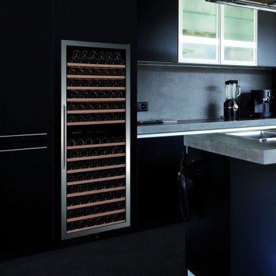 Dunavox dx-181.490sdsk cantina vini h 183 cm acciaio inox