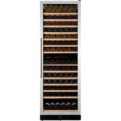 Dunavox dx-166.428sdsk  Wine cellar h 177cm stainless steel