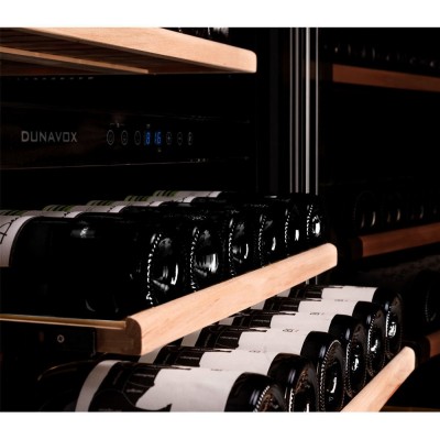 Dunavox dx-94.270sdsk  Wine cellar h 121 cm black glass