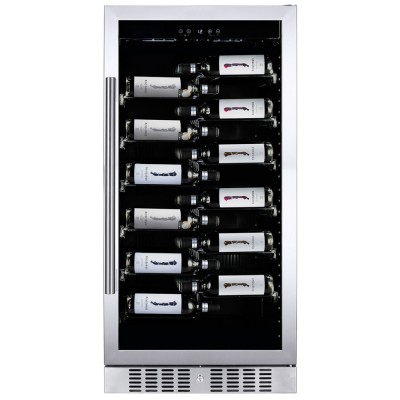 Dunavox dx-70.258ss  Wine cellar h 121 cm stainless steel