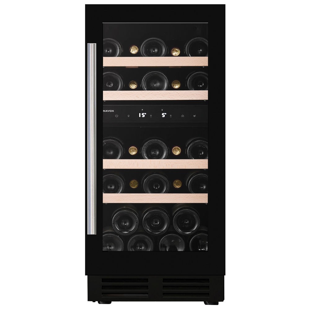 Vinoteca 12 Botellas, Vertical, 32 L, Pantalla LED Control, 5