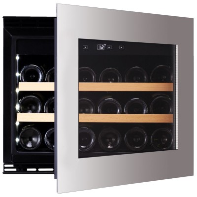 Dunavox davg-18.46ss.to sguardo-18  Built-in wine cellar h 45cm stainless steel