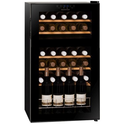 Dunavox dxfh-30.80 cantina vini libera installazione h 86 vetro nero