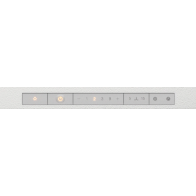 Miele das 4640 built-in hood under cabinet, 60 cm glass
