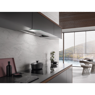 Miele das 4940 built-in hood under cabinet, 90 cm glass