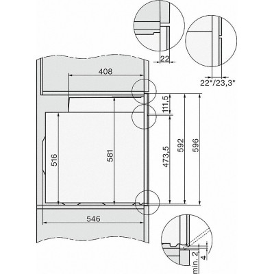 Miele h 7460 b Horno multifunción empotrable VitroLine cristal gris