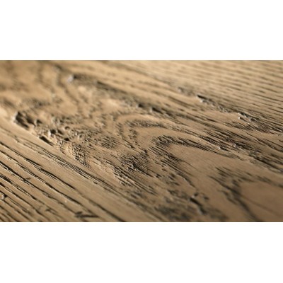 Table en bois moderne Jois de verre en chêne massif