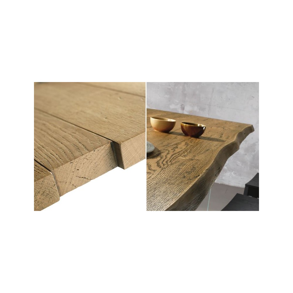 Accent Marco de madera de roble Scandic 40x60 cm - roble - Cristal estándar