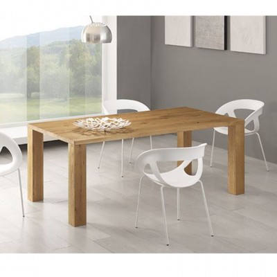 Tavolo moderno legno rovere massello