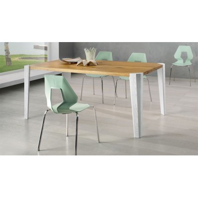 Conarte   mesa moderna patas de madera maciza de roble blanco hechas a mano