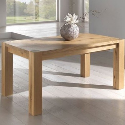 Conarte   mesa moderna madera maciza de roble extensible hecha a mano