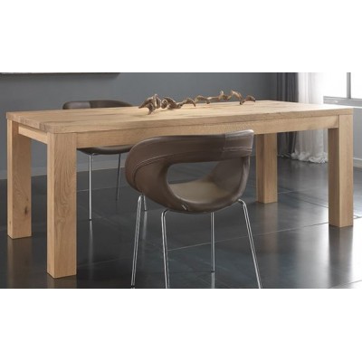 Tavolo allungabile legno rovere massello artigianale