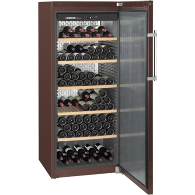 Liebherr wkt 4551 free-standing wine cellar h 165 cm brown