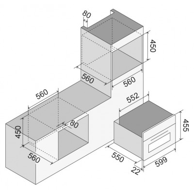 Horno multifunción Ilve 645slzt4 Professional Plus h 45 cm acero inoxidable