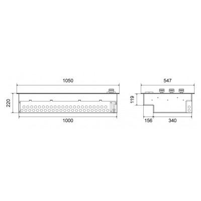 Ilve hbbq100 Professional Plus Entrance barbecue 100 cm