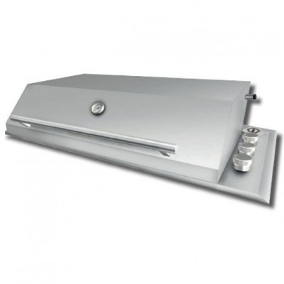 Barbecue encastrable professionnel Ilve hbbq100 Plus avec couvercle 100 cm