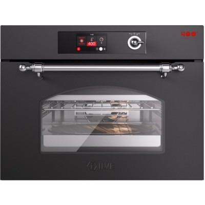 Ilve 645snzt4 Nostalgie Einbau-Pizzaofen h 45 Graphit