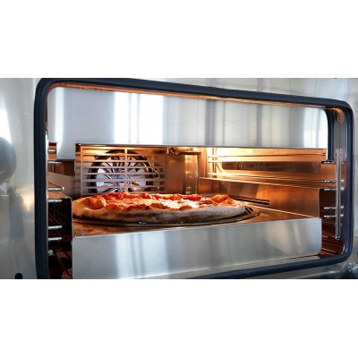 Ilve 645snzt4 Nostalgie built-in pizza oven h 45 graphite