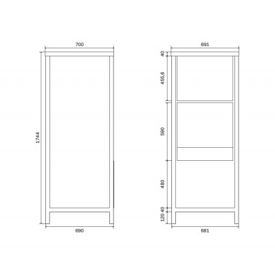 Ilve cstar sternförmiger Säulenofen + Schnellkühler + Vakuumierer 70 cm