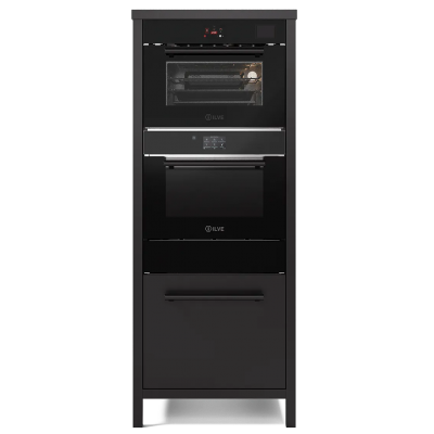 Ilve cstarbk horno columna estrellado + abatidor + vacío 70 cm