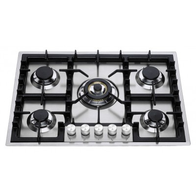 Ilve hpt75d Professional Plus 70cm płyta gazowa ze stali nierdzewnej