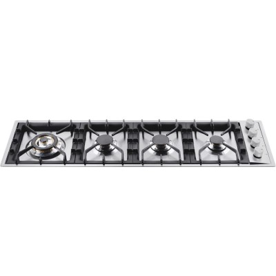 Ilve hpt1230d Professional Plus 116cm Unterputz-Gaskochfeld aus Edelstahl