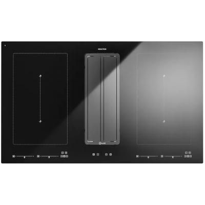 Plaque à induction Ilve hvi90agtc Professional Plus avec hotte intégrée 86 cm