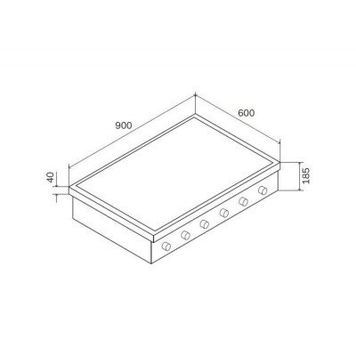 Płyta indukcyjna Ilve hpi90 Professional Plus 90cm