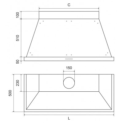 Ilve anb120 nostalgia Wandhaube 120 cm Graphit