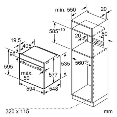 Piekarnik wielofunkcyjny do zabudowy Neff b3ace4an0 60cm