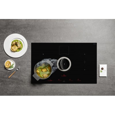 Elica Nikolatesla switch bl/a/83 induction hob integrated hood 80 cm