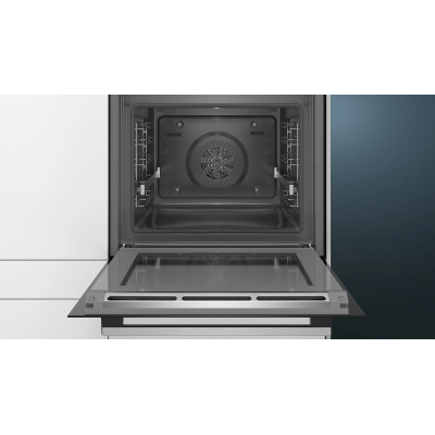 Horno pirolítico empotrable Siemens hr578g5s6 iq 500 con vapor negro
