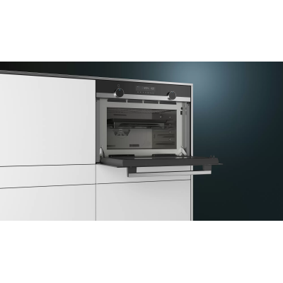 Piekarnik parowy do zabudowy Siemens CP565AGS0 iQ500, wysokość 45 cm