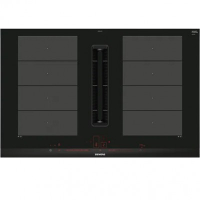 Placa de inducción Siemens ex875lx67e iq700 con campana integrada 80 cm