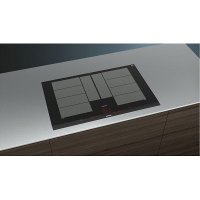 Siemens ex875lyv1e iq700 table de cuisson à induction 80 cm vitrocéramique noire