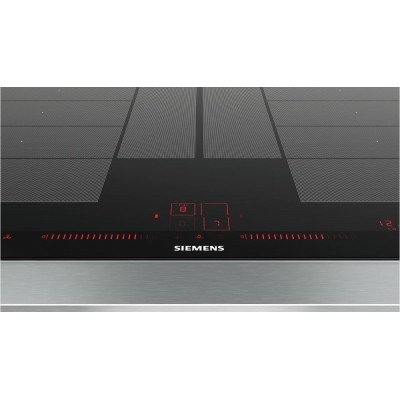 Siemens ex875lyv1e iq700 induction hob 80 cm black glass ceramic
