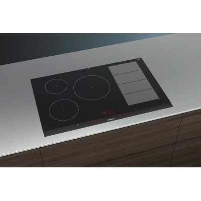 Siemens ex875lvb1e iq700 induction hob 80 cm black glass ceramic