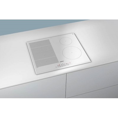 Siemens ex652fec1e iq700 piano induzione 60 cm vetroceramica bianco