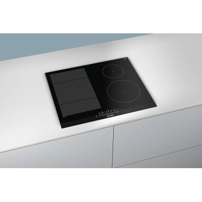 Siemens ex675fec1e iq700 table de cuisson à induction 60 cm vitrocéramique noire