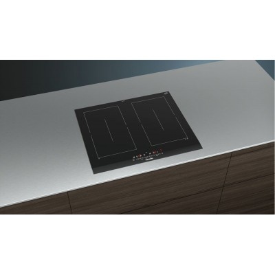 Siemens ed675fqc5e iq500 table de cuisson à induction 60 cm vitrocéramique noire