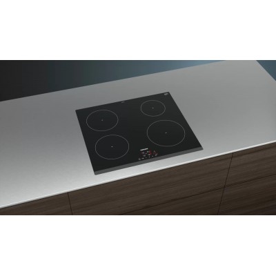 Siemens eu631bef1e iq100 piano induzione 60 cm vetroceramica nero