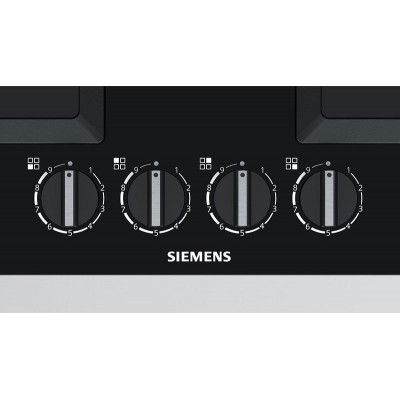 Siemens ep6a6hb20 iq500 table de cuisson à gaz 60 cm noir