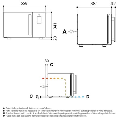 Coldline w30n  Abatidor de temperatura de sobremesa instalación gratuita