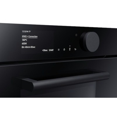 Samsung nq50t8539bk four micro-ondes combiné ligne infinie h 45 cm noir