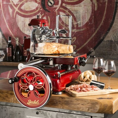 Berkel Tribute Red  Cortafiambre manual Volano rojo