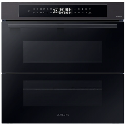 Samsung nv7b4340ubb dual cook flex steam oven series 4 black